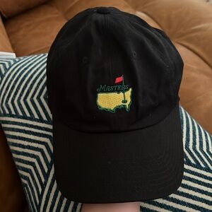 Masters Augusta PGA Golf Tournament Vintage Authentic Black Cap Hat